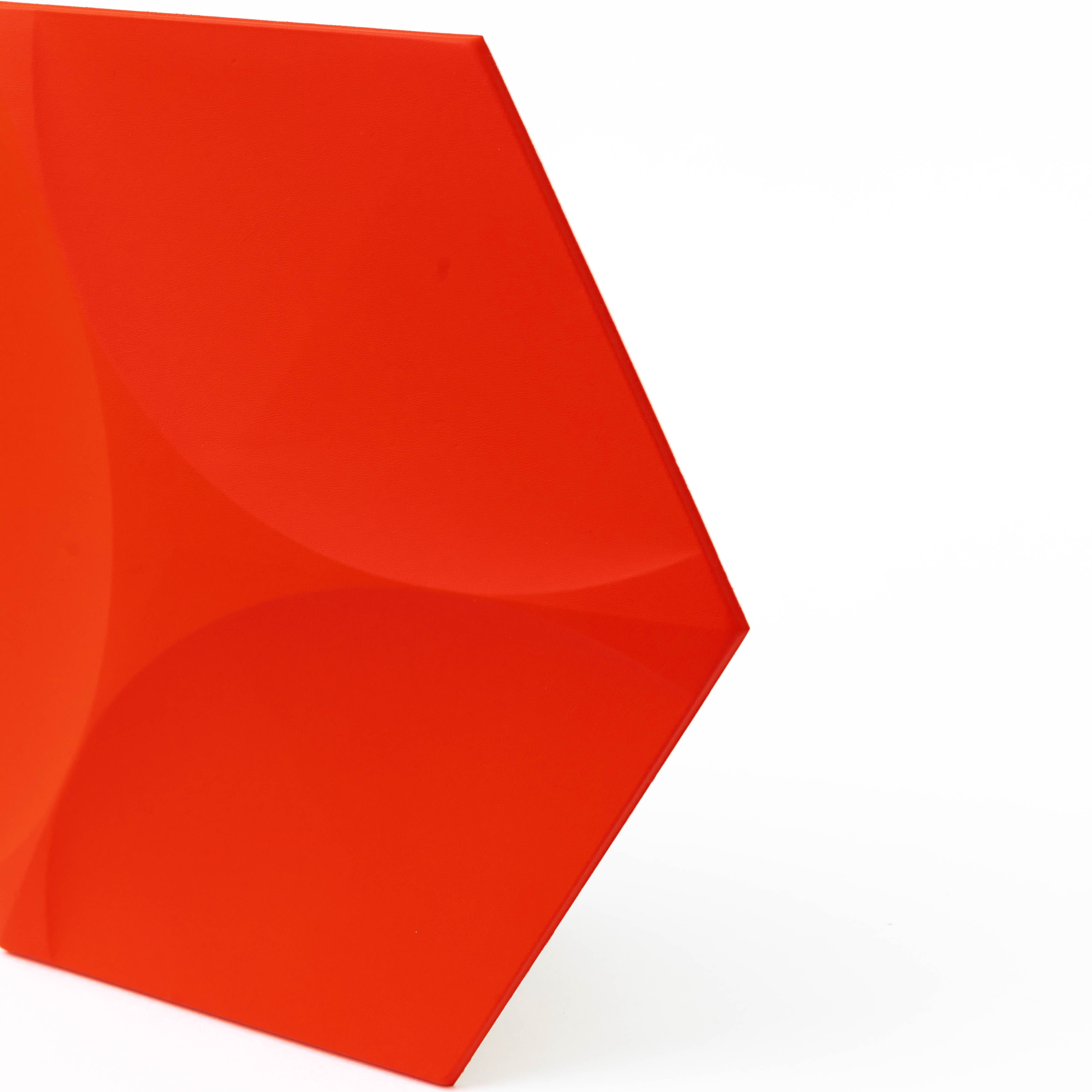 Cubed Hexagon 3D Leather Wall Panel