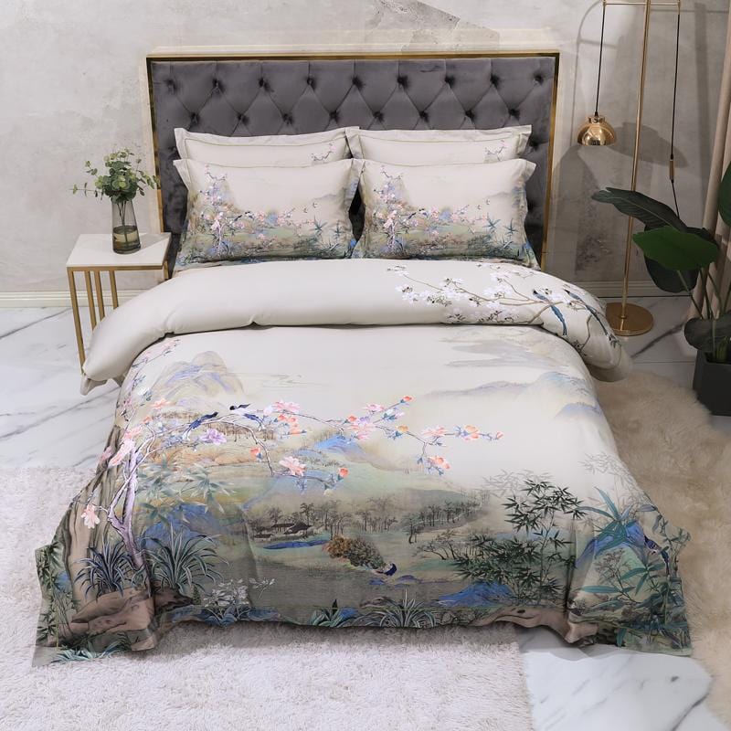 Solitude Duvet Cover Set (Long-staple Sateen Cotton)