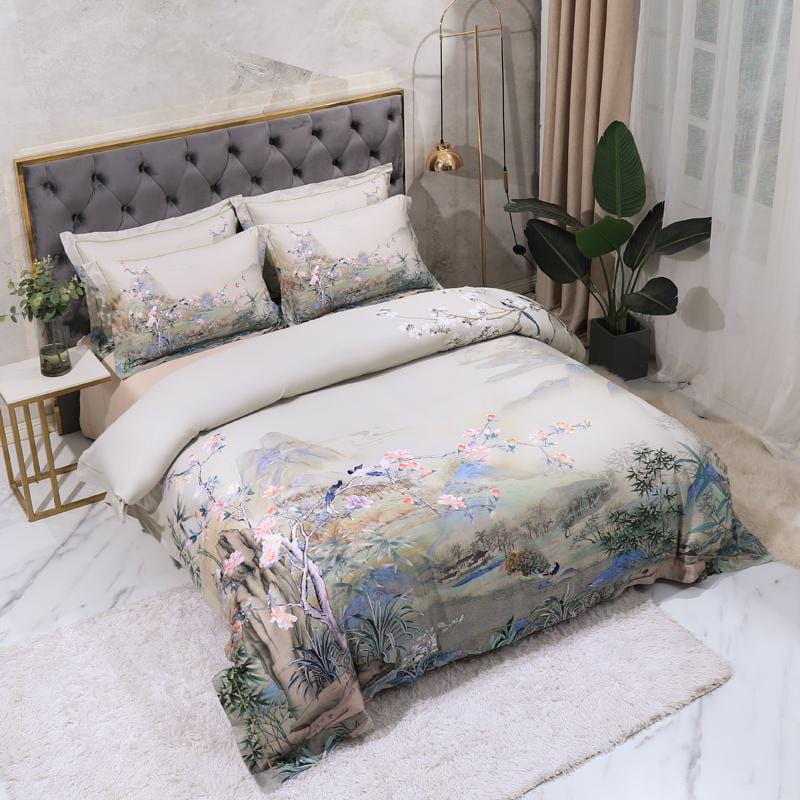 Solitude Duvet Cover Set (Long-staple Sateen Cotton)