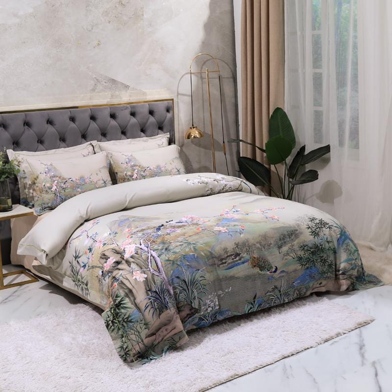 Solitude Duvet Cover Set (Long-staple Sateen Cotton)