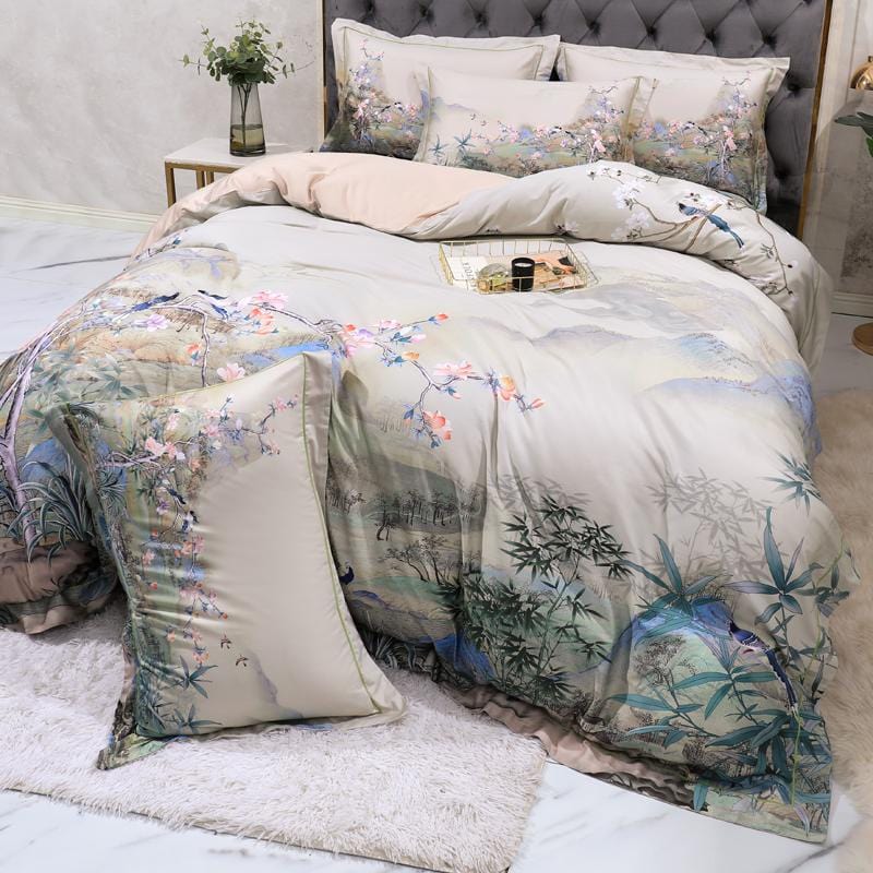 Solitude Duvet Cover Set (Long-staple Sateen Cotton)