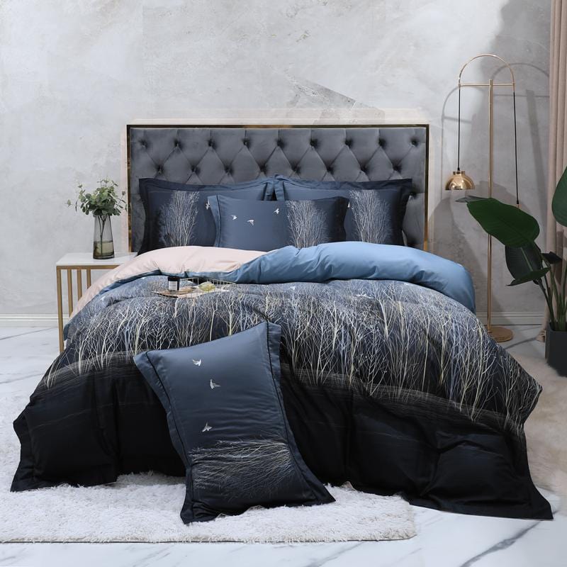 Nighttime Essence Duvet Cover Set (Long-staple Sateen Cotton)