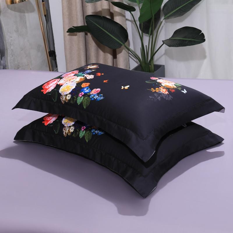 Fleur Beaucoup Duvet Cover Set (Long-staple Sateen Cotton)