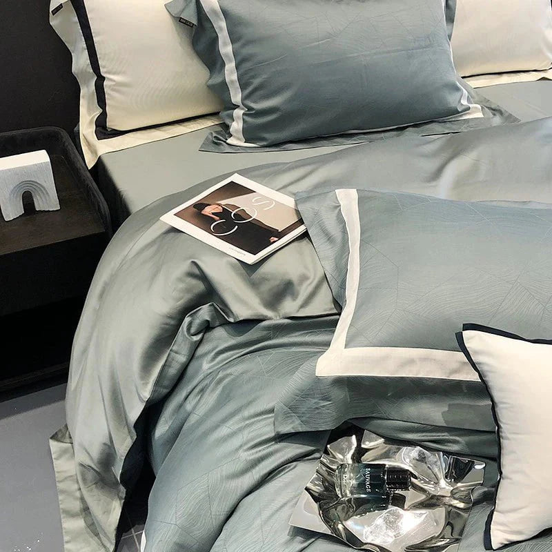 Serene Escape Duvet Cover Set (Long-staple Sateen Cotton)