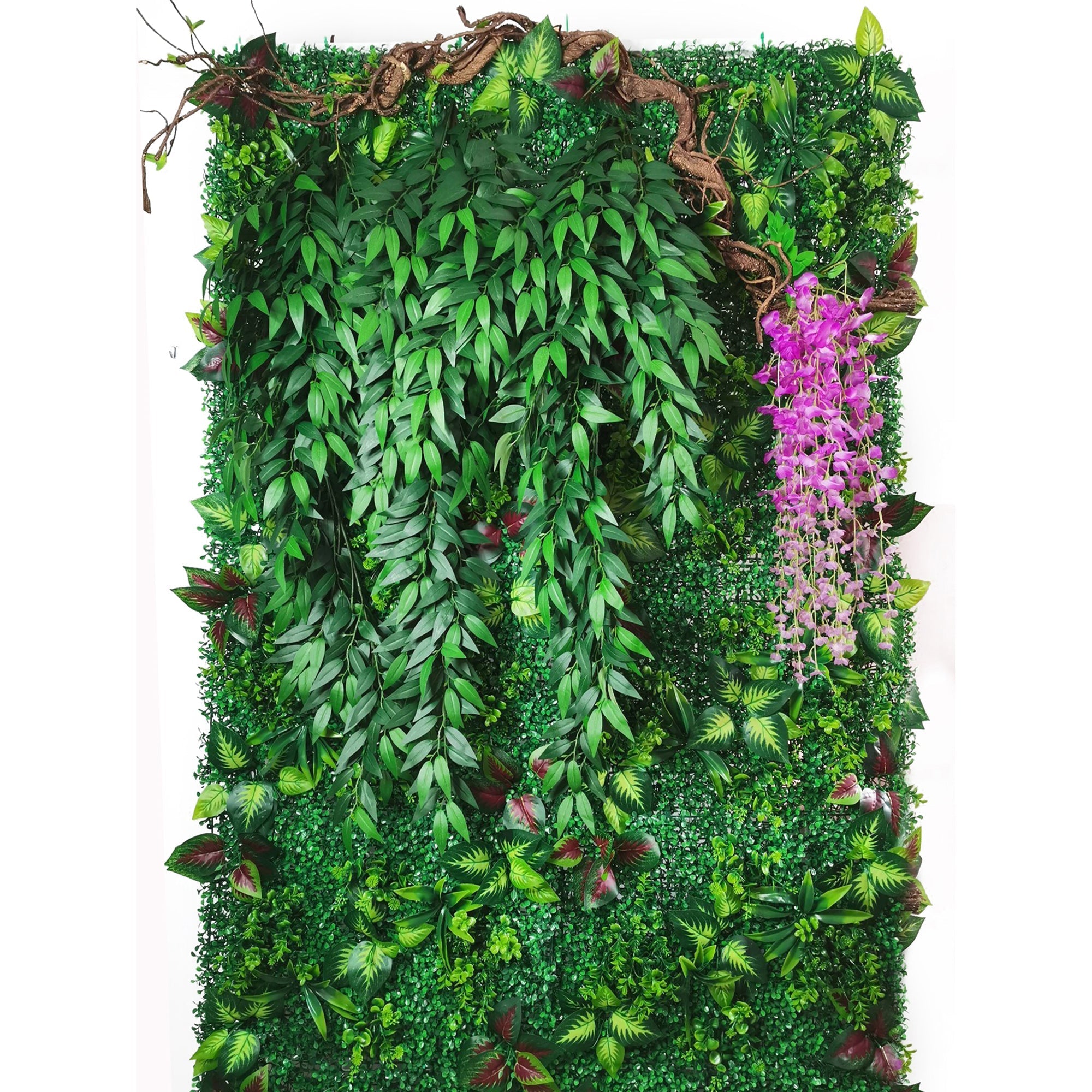 Artificial Plant Flowers Mixed Grass Jungle
