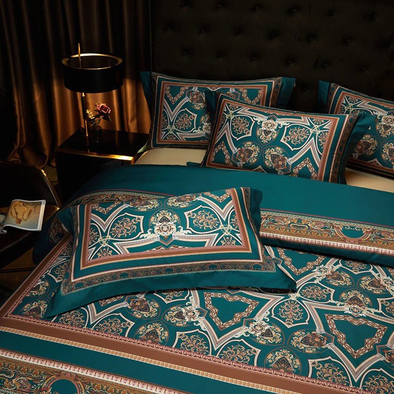 Vintage Grandeur Duvet Cover Set (Long-Staple Sateen Cotton)
