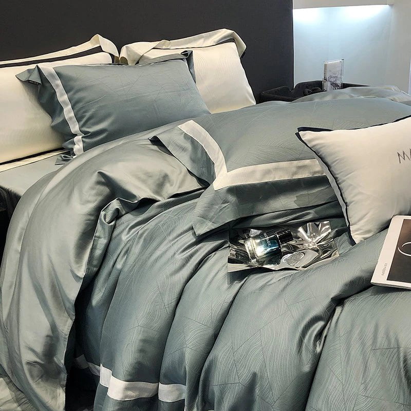 Serene Escape Duvet Cover Set (Long-staple Sateen Cotton)