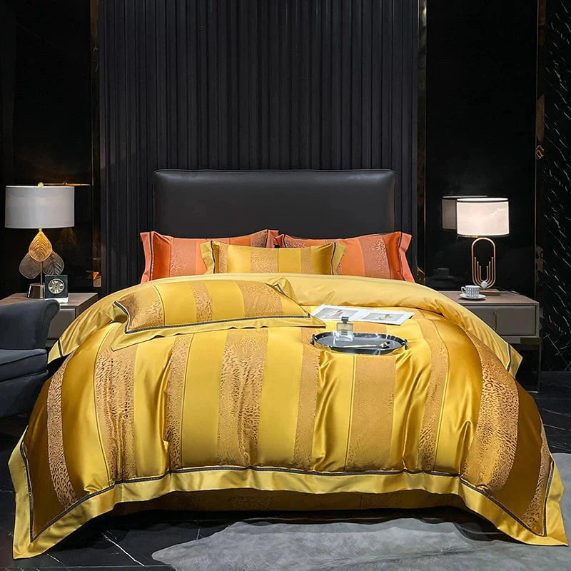 Wild Stripes Duvet Cover Set (Long-Staple Sateen Cotton)