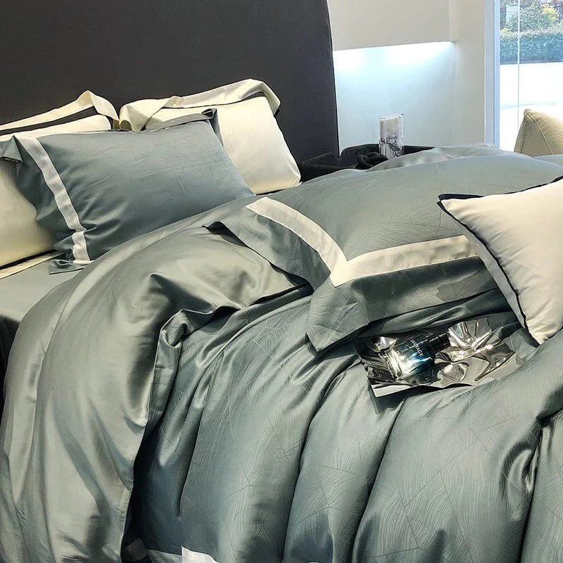 Serene Escape Duvet Cover Set (Long-staple Sateen Cotton)
