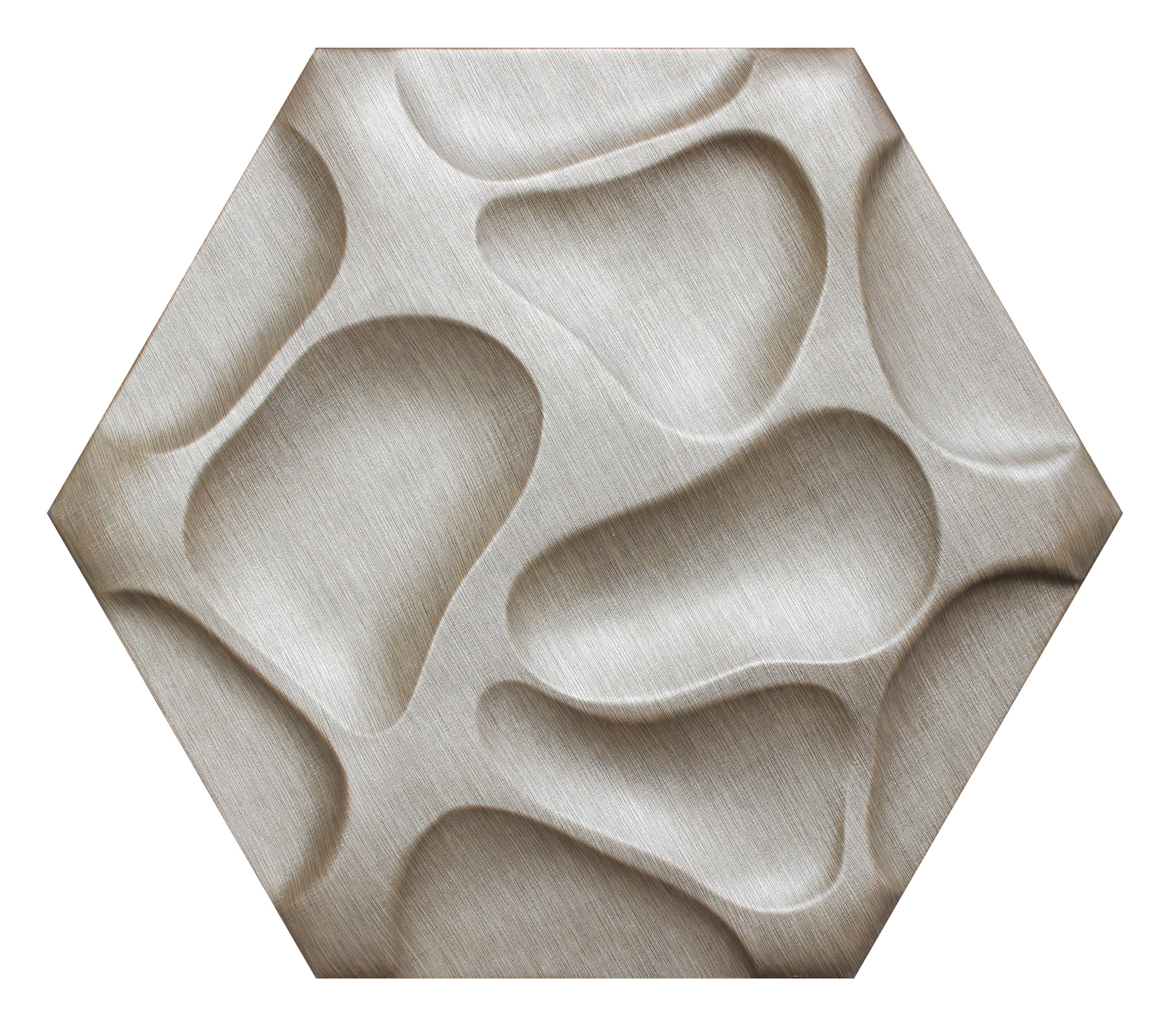 Speck Hexagon 3D Leather Wall Panel