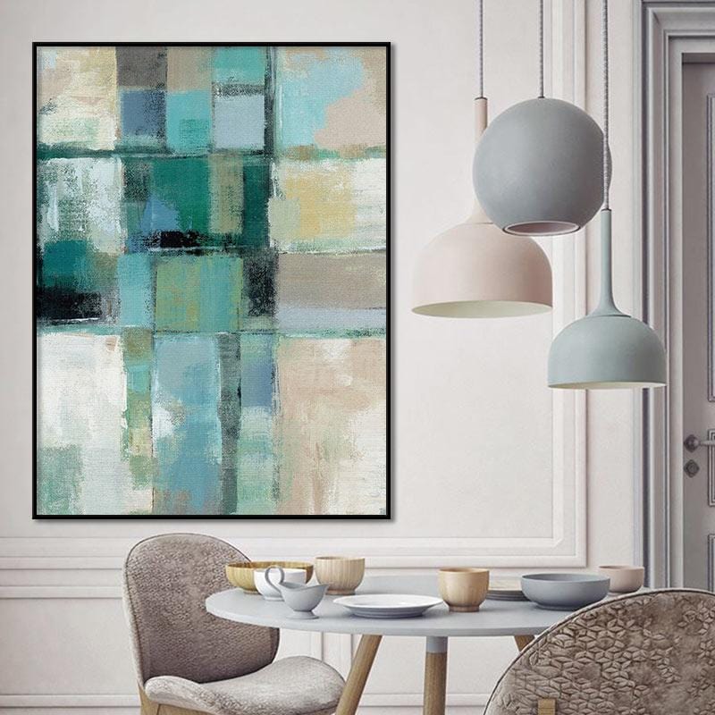 Teal of Art  Stretched Canvas