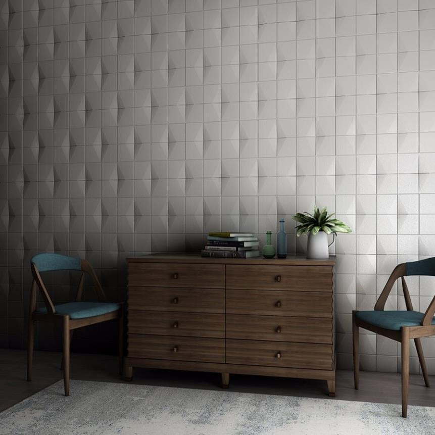 Flawless Square 3D Leather Wall Panel