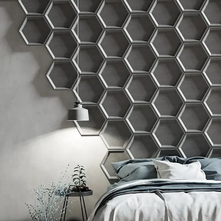 Honeycomb 3D Concrete Wall Panel