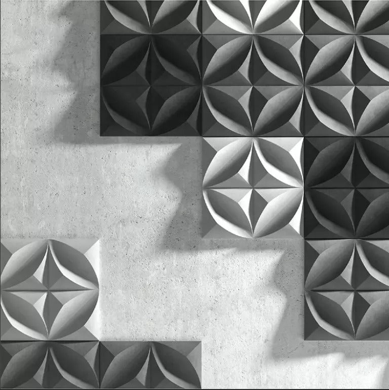 Prime Blossom 3D Concrete Wall Panel