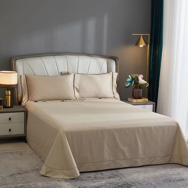 Elegance Gold Duvet Cover Set (Long-Staple Sateen Cotton)