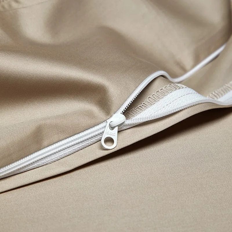 Elegance Gold Duvet Cover Set (Long-Staple Sateen Cotton)