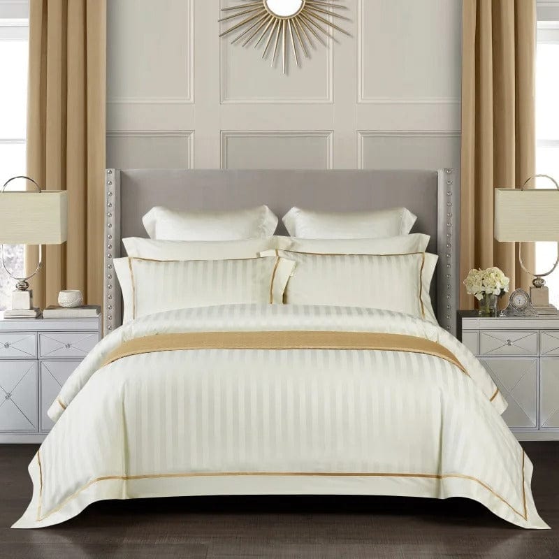 Prestige White Duvet Cover Set (Long-Staple Sateen Cotton)