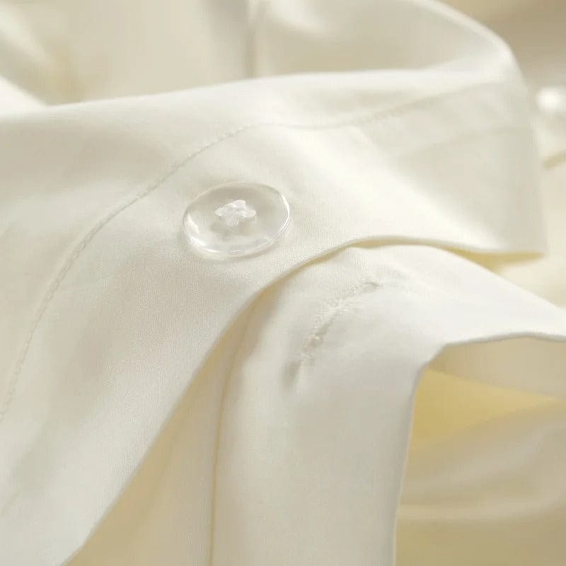 Prestige White Duvet Cover Set (Long-Staple Sateen Cotton)