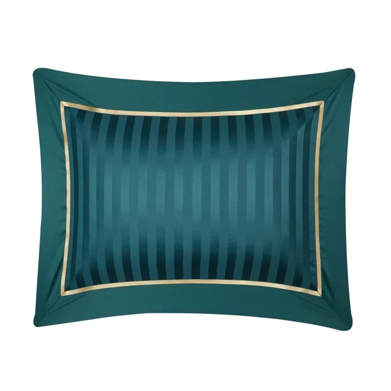 Prestige Emerald Green Duvet Cover Set (Long-Staple Sateen Cotton)