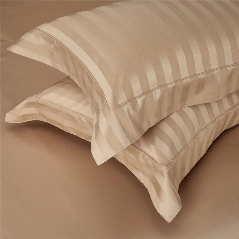 Prestige Champagne Duvet Cover Set (Long-Staple Sateen Cotton)