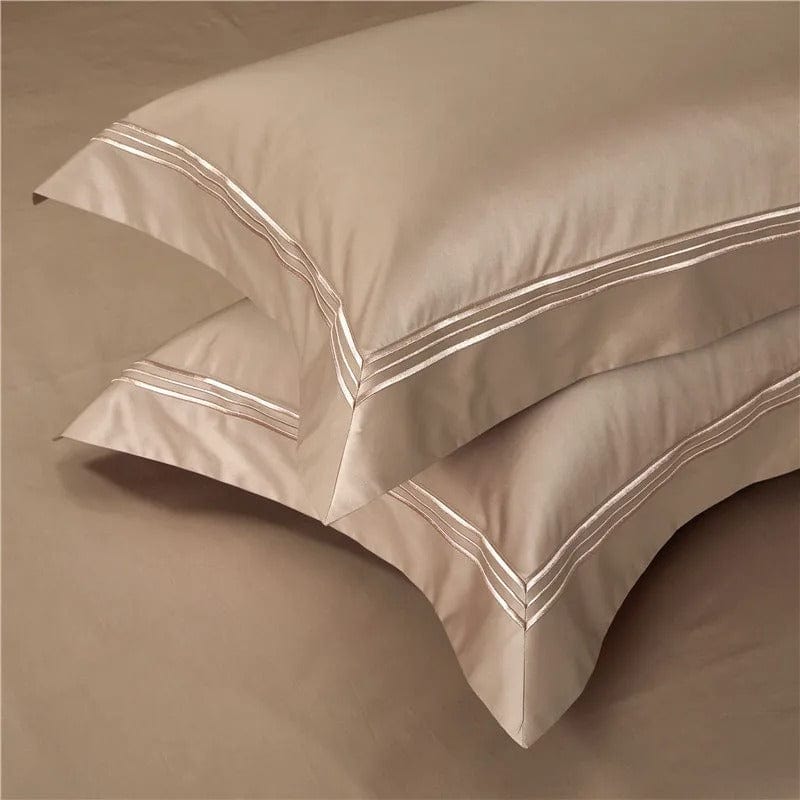 Prestige Champagne Duvet Cover Set (Long-Staple Sateen Cotton)