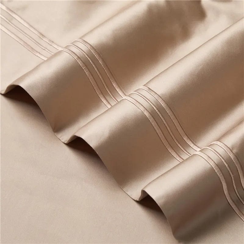 Prestige Champagne Duvet Cover Set (Long-Staple Sateen Cotton)