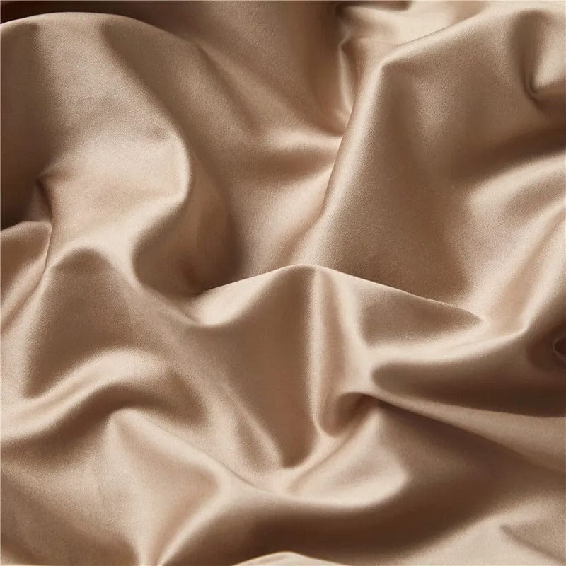 Prestige Champagne Duvet Cover Set (Long-Staple Sateen Cotton)
