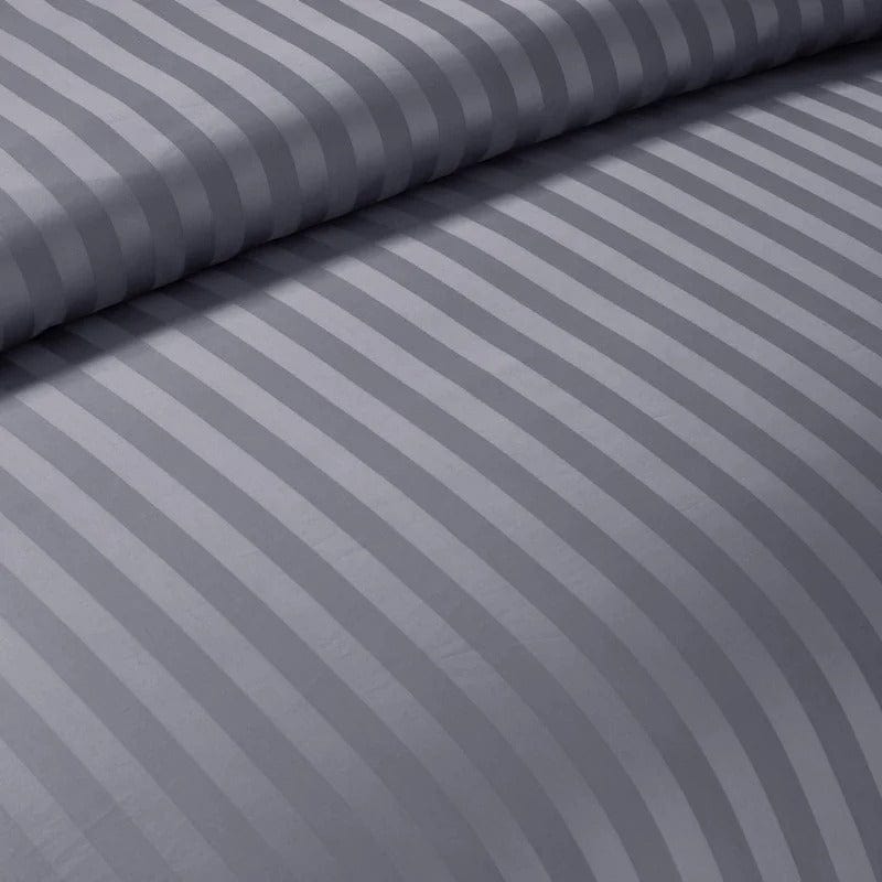 Prestige Grey Duvet Cover Set (Long-Staple Sateen Cotton)