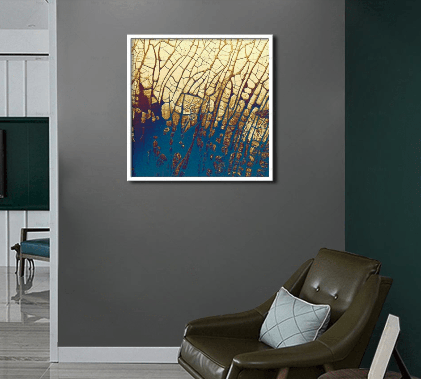 Golden Spurs Stretched Canvas