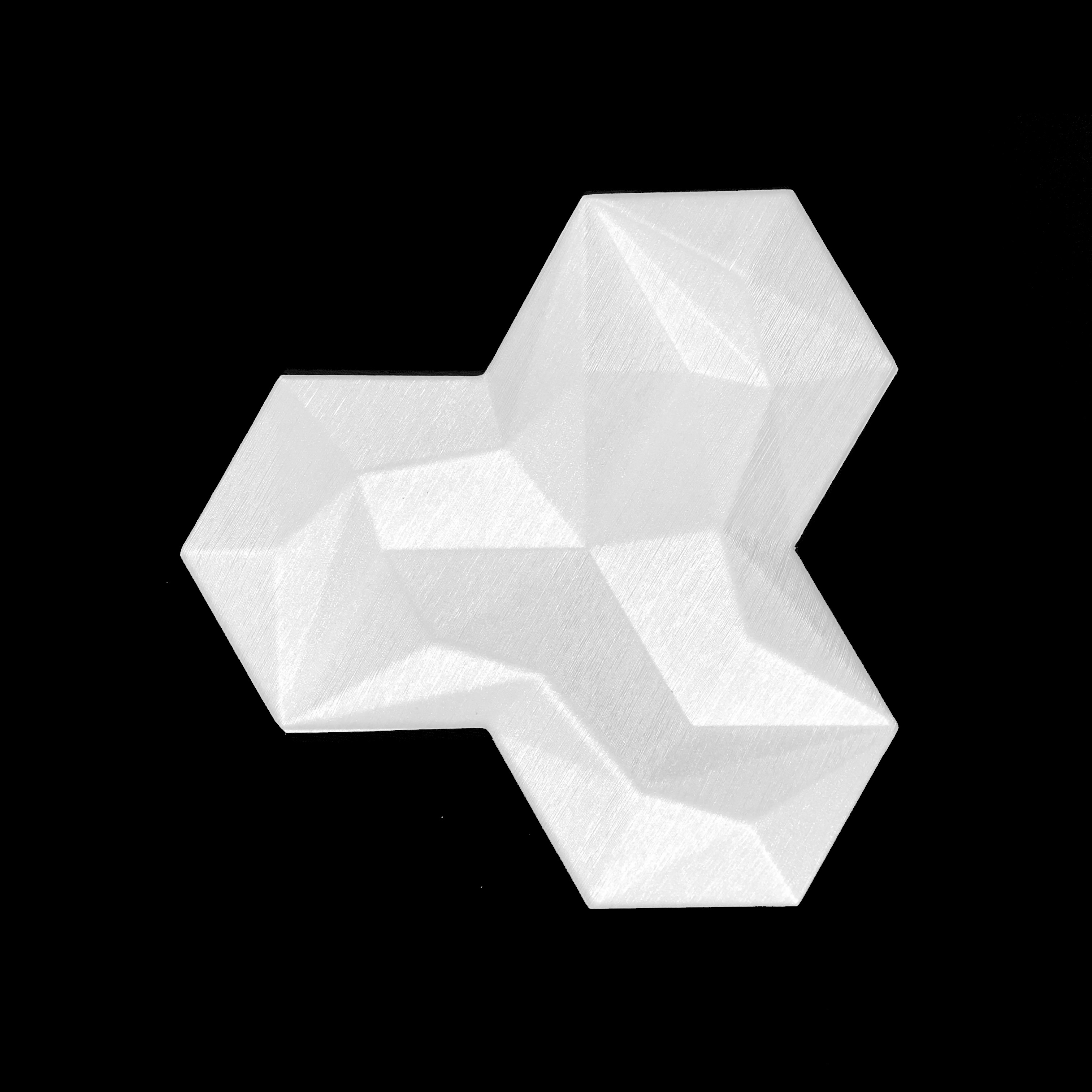 Zigzag Geometric 3D Leather Wall Panel