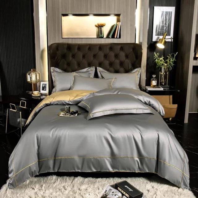 Lisbon Duvet Cover Set (Long-staple Sateen Cotton)