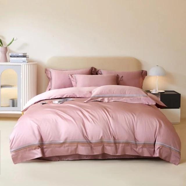 Amsterdam Orange Duvet Cover Set (Long-staple Sateen Cotton)
