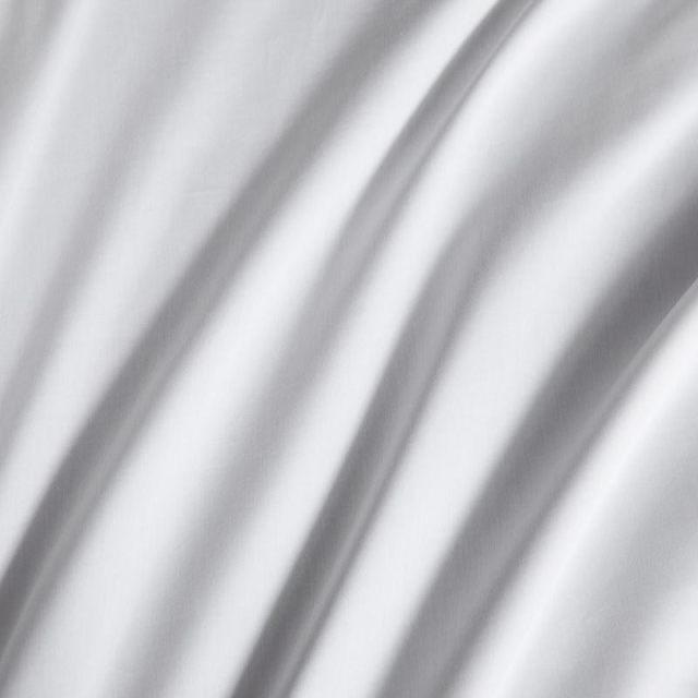 White Visna Duvet Cover Set (Long-Staple Sateen Cotton)