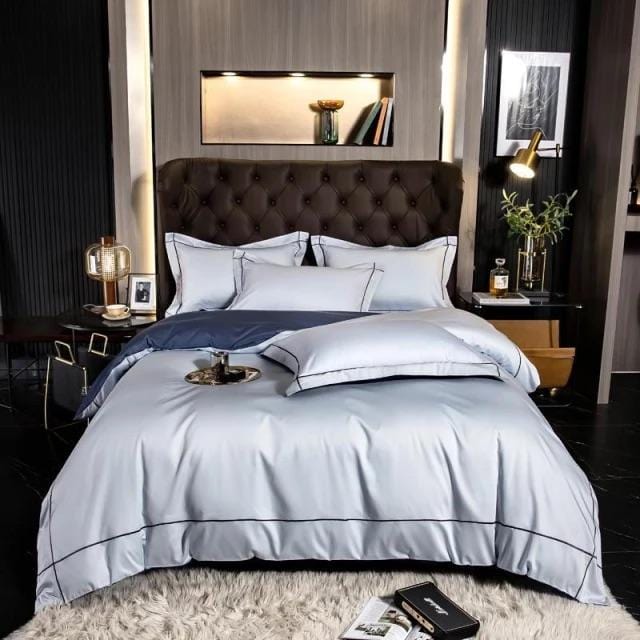 Lisbon Duvet Cover Set (Long-staple Sateen Cotton)