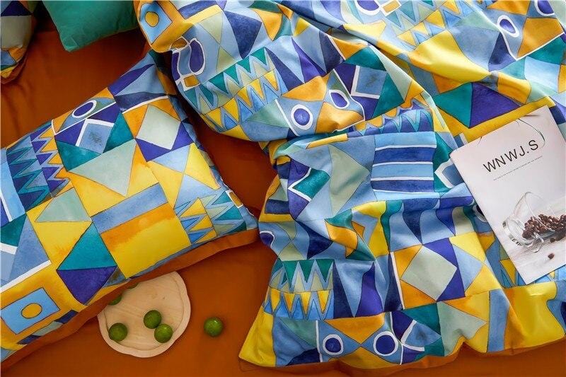 Shapes and Colors Vol. 1 Duvet Cover Set (Long-Staple Sateen Cotton)