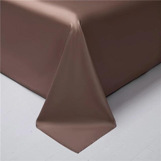 Prarie Orange Reversible Duvet Cover Set (Long-staple Sateen Cotton)