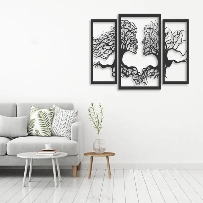 Eternal Lovers Metal Wall Art