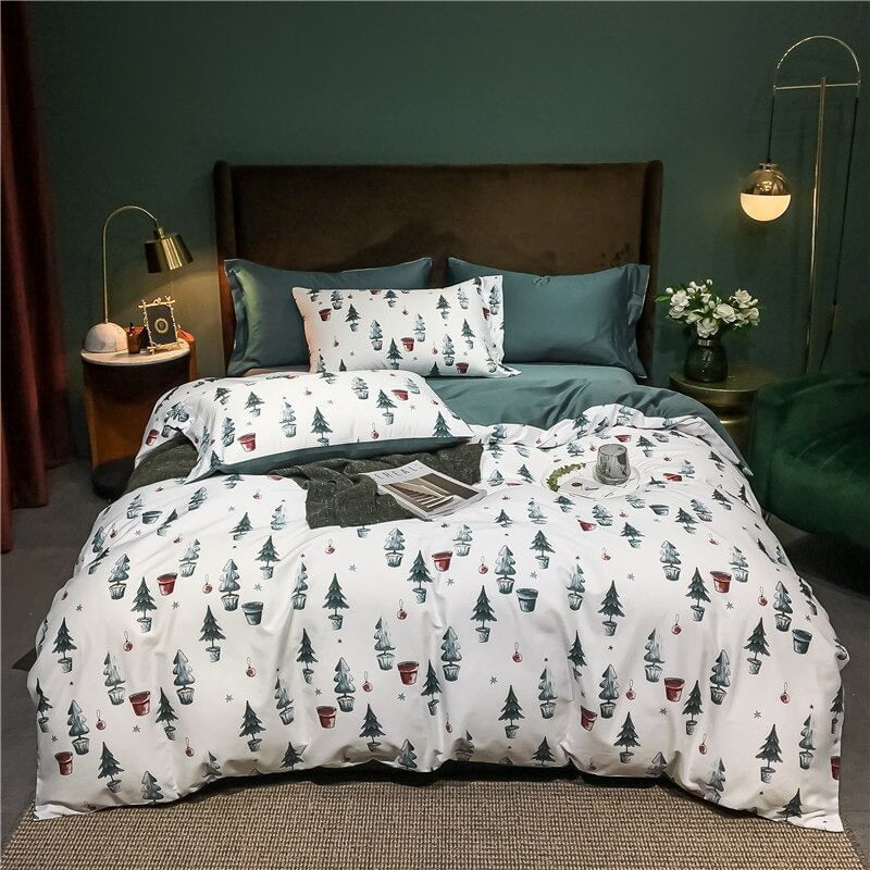 Christmas Milestone Duvet Cover Set (Long-Staple Sateen Cotton)