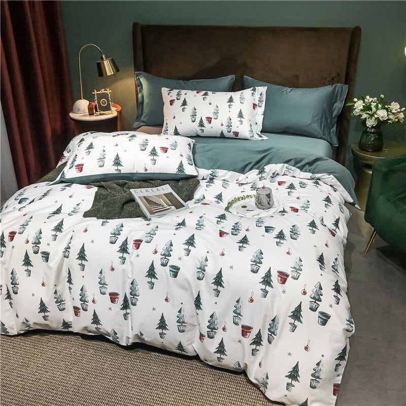 Christmas Milestone Duvet Cover Set (Long-Staple Sateen Cotton)