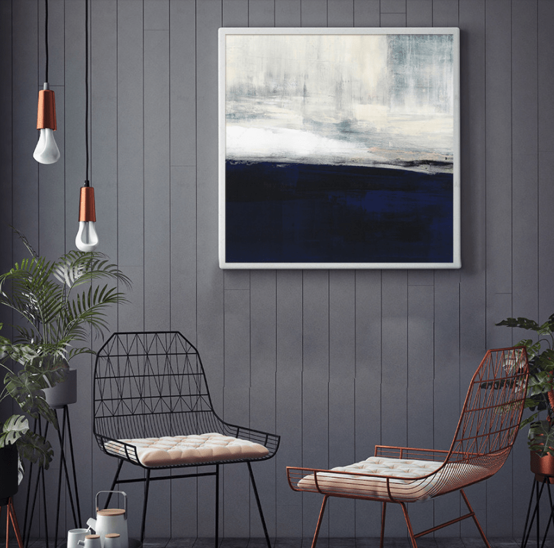 Blues Stretched Canvas