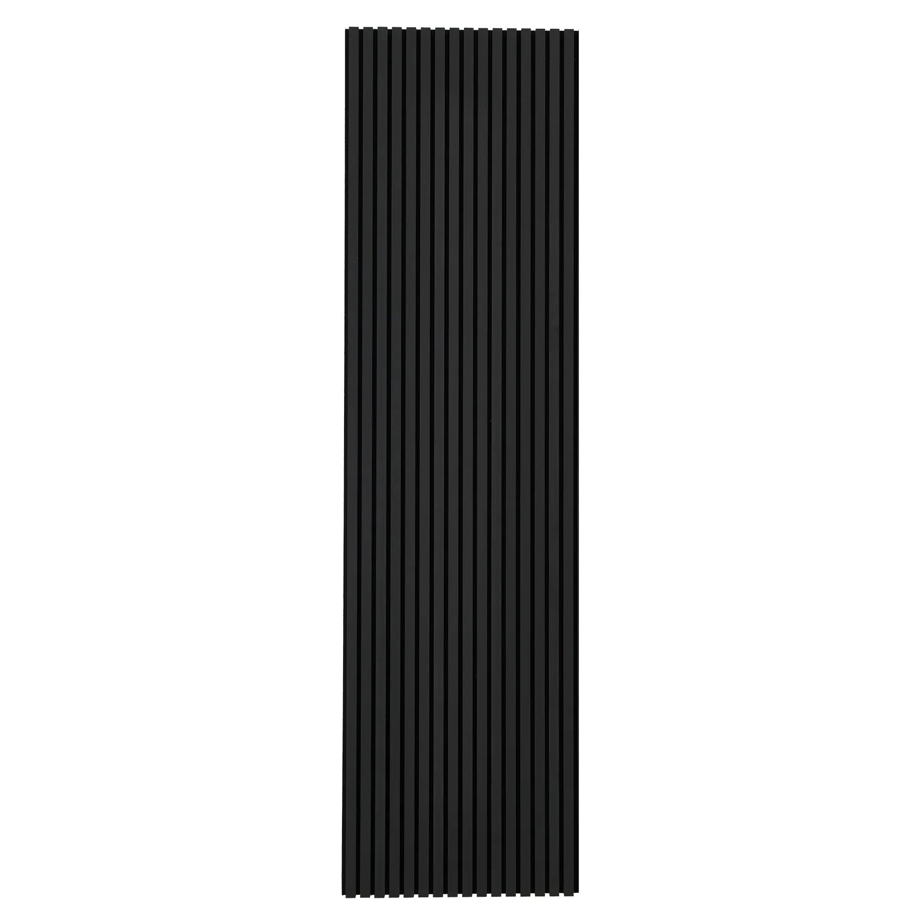 Black Color Matte Acoustic Slat Wall Panels