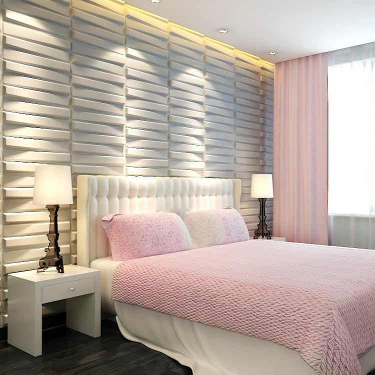 Illusory Square 3D Leather Wall Panel